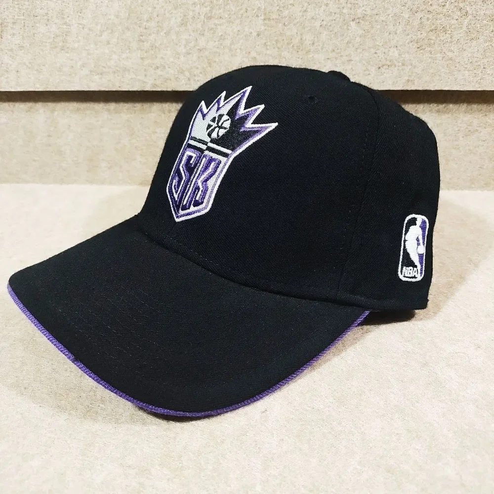 Adidas Sacramento Kings Big Kids Structured Curved Bill Hat #U